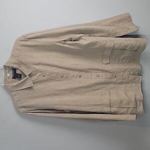 Country Shop linen Button down shirt Jacket